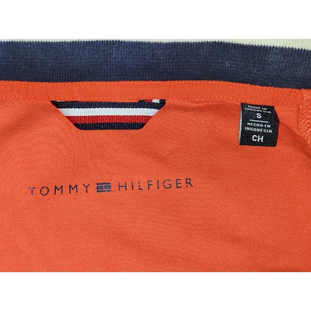 Tommy Hilfiger Jacket, Small, Orange and White - Picture 8 of 14